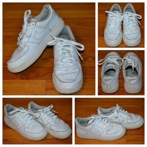 Youth girls Nike Air Force athletic tennis shoes, size 3